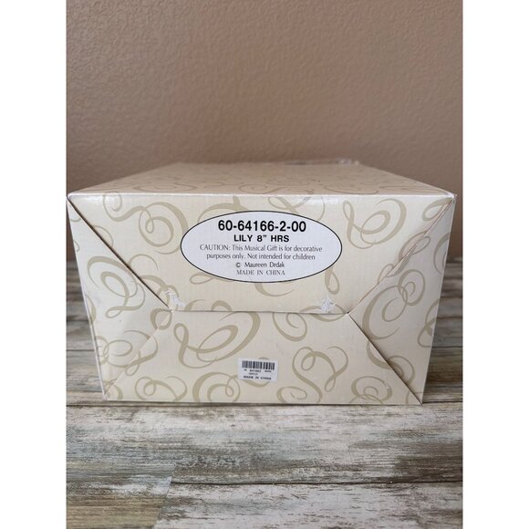 SF Music Box Co Maureen Drdak Lily of the Valley Music Box Horse Carousel w/Box - Picture 5 of 17